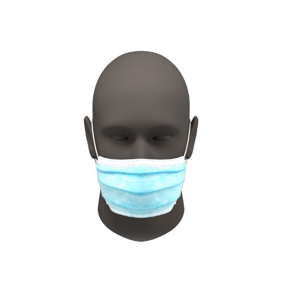 ASTM LEVEL 3 BLUE 3-PLY SURGICAL MASK (50/BOX)