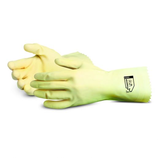 Superior Glove UNLINED LATEX CANNERS GLOVE (Size 9)(12 Pair per bag)
