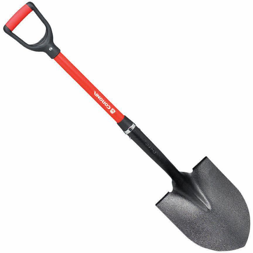 Corona #2 Round Point Shovel With D Grip